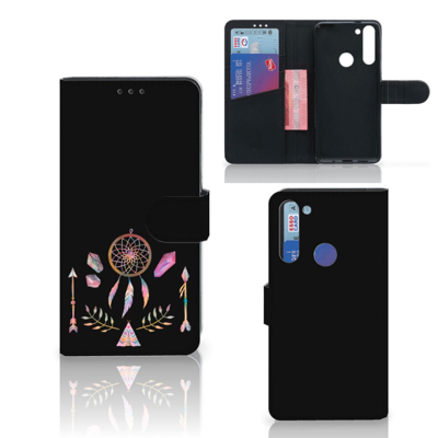 Motorola Moto G8 Leuk Hoesje Boho Dreamcatcher