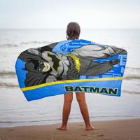 Batman strandlaken blauw 70 x 140 cm - katoen - thumbnail