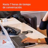 Plantronics B2B Poly DECT headset CS540 + handtelefoonlifter HL-10, zwart - thumbnail