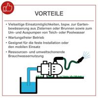 Waterpomp Scheppach 1100 W - thumbnail
