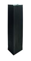 Verpakkingszak iezzy (wijn)flessen 10x8x41cm zwart - thumbnail