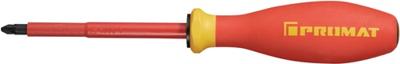Promat/Tecwerk Schroevendraaier | maat PZD 2 | klinglengte 100 mm VDE geïsoleerd | m. maatindicatiesysteem - 4000828042