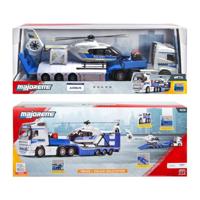 Majorette Volvo Truck + Airbus Police helikopter Kant-en-klaar model Hulpdienstvoertuig (model) - thumbnail