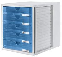 HAN Systembox 1450-64 Ladebox Grijs DIN A4 Aantal lades: 5 - thumbnail