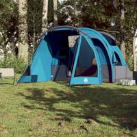 Tunneltent 4-persoons waterdicht blauw - thumbnail