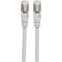 Intellinet 740739 RJ45 Netwerkkabel, patchkabel CAT 6A S/FTP 1.50 m Grijs Folie afscherming, Afscherming gevlochten, Afgeschermd, Halogeenvrij 1 stuk(s) - thumbnail
