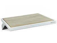 Norstone Esse WS muurbeugel wit/eiken - thumbnail