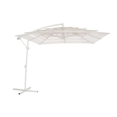 Parasol Home ESPRIT Wit 250 X 250 X 250 CM Parasol Home ESPRIT Wit 250 X 250 X 250 CM