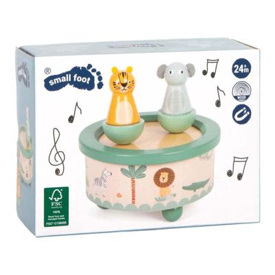 Small Foot - houten muziekdoos safari fsc Small Foot - houten muziekdoos safari fsc