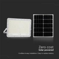 V-TAC VT-240W-W 7847 LED-schijnwerper, Zonne-energiemodule 30 W Koudwit Wit - thumbnail
