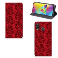 Samsung Galaxy M20 Smart Cover Red Roses - thumbnail