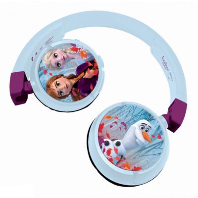 SNOW QUEEN Comode cuffie pieghevoli 2 in 1 bluetooth e cablate per bambini con limitazione del suono - LEXIBOOK