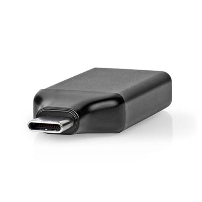 Nedis USB-C™ Adapter | USB 3.2 Gen 1 | USB-C™ Male | HDMI™ Output | 4K@60Hz | Rond | Vernikkeld | Grijs / Zwart | Doos - CCGB64650GY