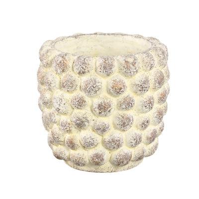 PTMD bloempot ruis l crème 19 cm | 8 stuks