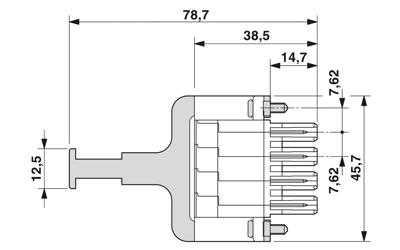 Phoenix Contact 1704071 Printplaatconnector Totaal aantal polen 4 Aantal rijen 1 50 stuk(s) Phoenix Contact 1704071 Printplaatconnector Totaal aantal polen 4 Aantal rijen 1 50 stuk(s)