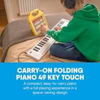 Carry-On Piano 49 Touch White opvouwbare piano 49 toetsen - thumbnail