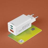 Hama Snellader 2x USB-C PD 1x USB-A QC Mini-oplader 65W Wit - thumbnail