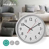 Nedis clwa110wt wandklok 30 cm wit - thumbnail