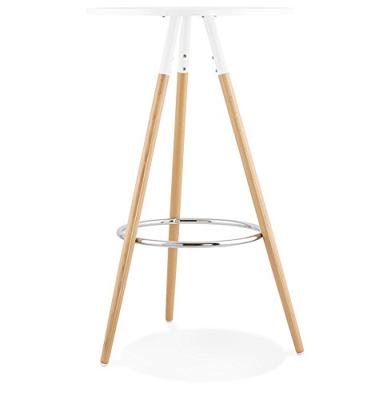 ALTEREGO BARY Ronde hoge tafel - Wit