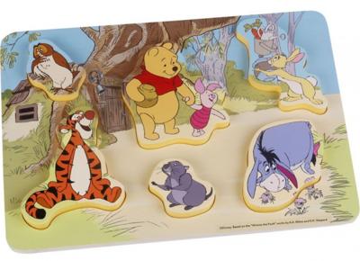 Disney Vormenpuzzel Winnie The Pooh Junior Hout 6 Stukjes