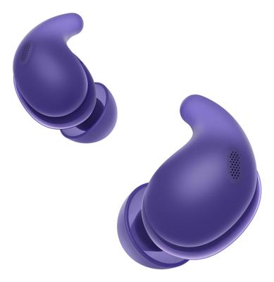 Sony LinkBuds Fit - Draadloze Noise Cancelling oordopjes - de hele dag comfortabel, Hi-Res audio, omgevingsgeluidmodus, 21 uur batterijduur, multipoint-verbinding, werkt met iOS en Android - Violet