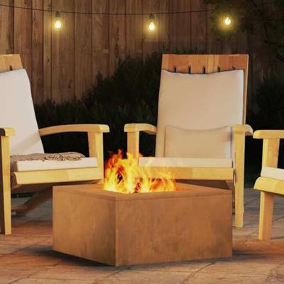 Vuurkorf Bruin 60 x 60 x 30 cm Cortenstaal