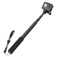GoPro universele aluminium legering Selfie Stick met GoPro Adapter lengte: 31cm-103cm(Black) - thumbnail