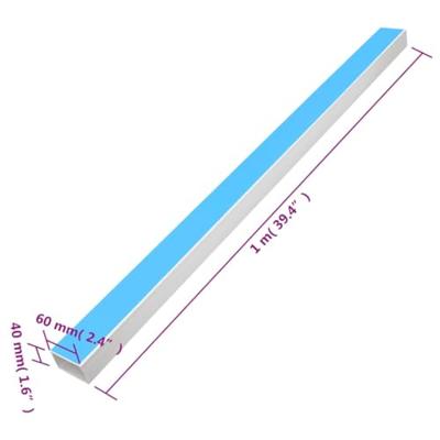 VidaXL Kabelgoot zelfklevend 60x40 mm 10 m pvc VidaXL Kabelgoot zelfklevend 60x40 mm 10 m pvc