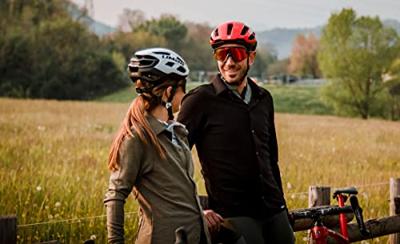 Limar Helm air star m 53-57 mat zwart/rood