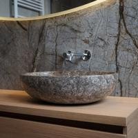 Waskom Loutro Elleni T Rechthoek 57x40.5x13.5 cm Marmer Taupe - thumbnail