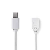Mini-DisplayPort - DisplayPort-kabel | Mini-DisplayPort male - DisplayPort female | 0,2 m | Wit - thumbnail