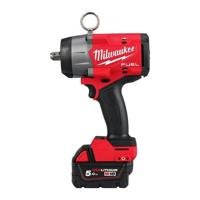 Milwaukee M18 FUEL™ FHIW2P12-502X Accu slagmoersleutel 1220Nm 1/2" borgpin 18V 5.0Ah in HD-Box - 4933492786 - thumbnail
