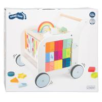Small Foot - houten baby walker loopwagen bloemen - thumbnail