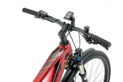 CONWAY elektrische trekkingfiets "cairon t 5.0" mod. 22 ebike conw.cairon t 5.0 28/41 diam.11sp red/black