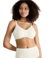 Katoenen soft Bh zonder beugel - Daily Cotton soft bra - Biologisch katoenen bralette met sluiting - thumbnail