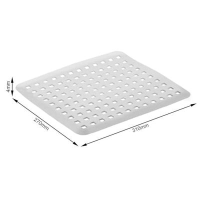 Rotho basic afdruipmat 27x31cm cool grey