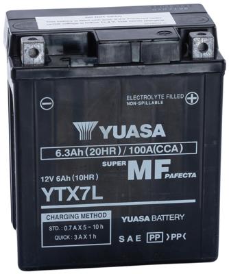 YUASA batterij "ytx7l / ytx7l-bs". battery ytx7l agm