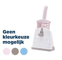 Imac kattenbakschep romeo met houder assorti - thumbnail