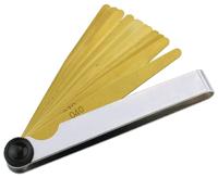 Promat/Tecwerk Voelermaat | bladsterkte 0,05-1,0 mm | messing | lengte 100 mm aantal bladen 13 st. - 4000858464 - thumbnail