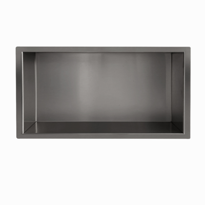 Inbouwnis Wiesbaden Novi 30x60x10cm Gunmetal Inbouwnis Wiesbaden Novi 30x60x10cm Gunmetal
