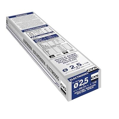 GYS Elektrodes O2.5mm (x110) staal- 5193085138 GYS Elektrodes O2.5mm (x110) staal- 5193085138