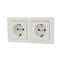 Merten MEG2328-1419 Wandcontactdoos System M Polar-wit 1 stuk(s) - thumbnail