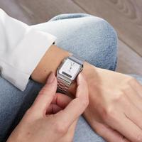 Horloge Uniseks Casio AQ-230A-7DMQYES Wit Zilverkleurig (Ø 38,5 mm) (Ø 29 mm) - thumbnail