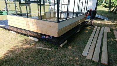 Fundering Qube 66 zwart gecoat - Royal well