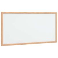 Magnetisch whiteboard met massief grenenhouten frame 60x30 cm - thumbnail