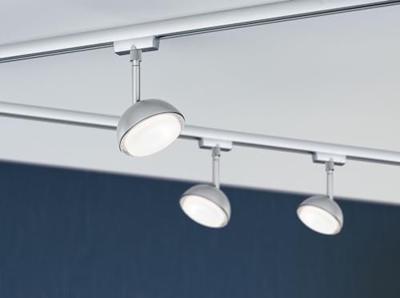 Paulmann Hemi 230V-railsysteem lamp URail LED vast ingebouwd 5 W LED Chroom (mat)
