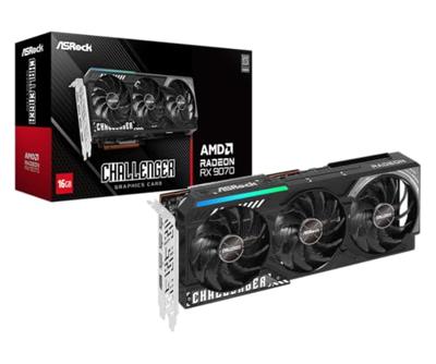ASRock AMD Radeon RX 9070 Videokaart Radeon RX 9070 16 GB GDDR6-VRAM PCIe x16 HDMI 2.1, DisplayPort 2.1