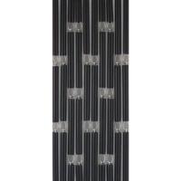 Vliegengordijn Hulzen Verspringen Zwart - 100cm x 240cm - thumbnail