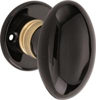 Knopg. porselein Evelyne MGO/zwart - thumbnail