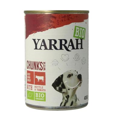 Yarrah Dog Brokjes Saus Rund 405gr Yarrah Dog Brokjes Saus Rund 405gr